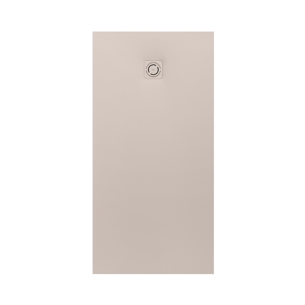 Cut out image of the Roca Terran-N Stonex 1400mm x 900mm Beige Shower Tray with Waste